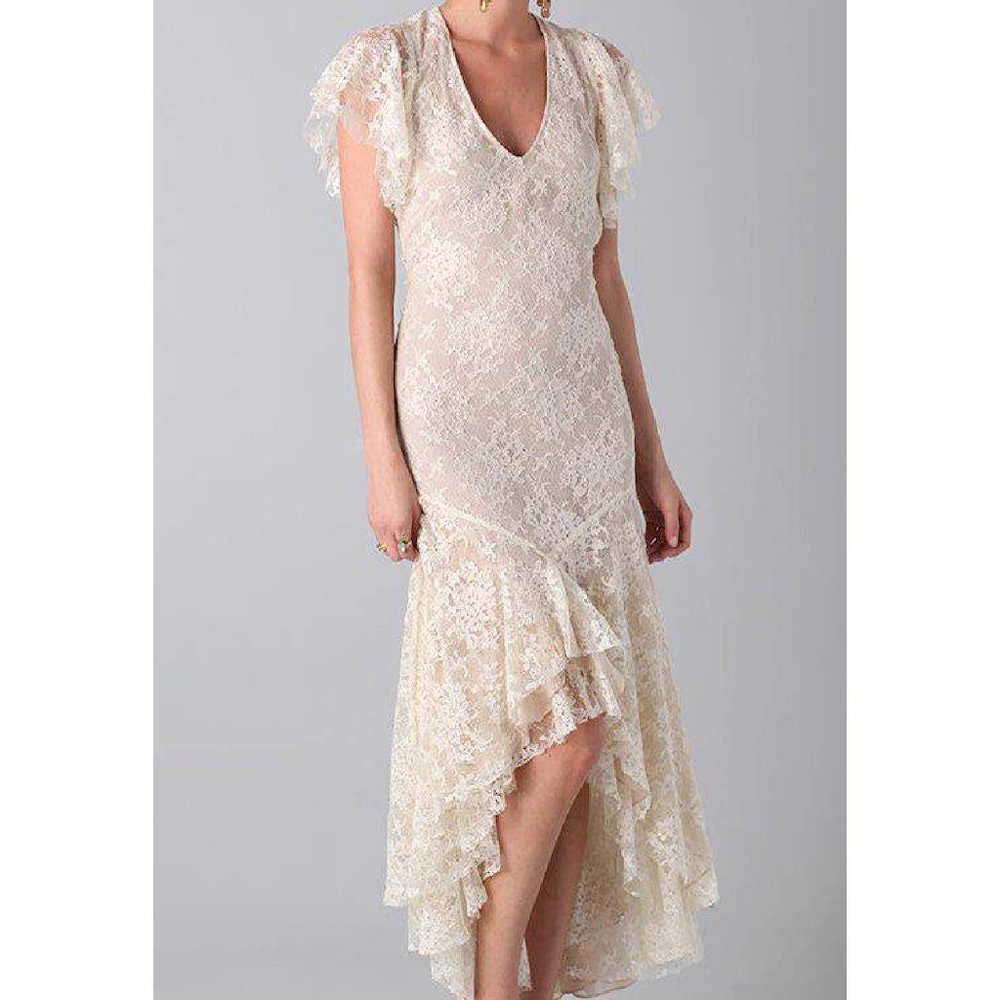 Lace Midi Dress by Haute Hippie (Wedding Dress)